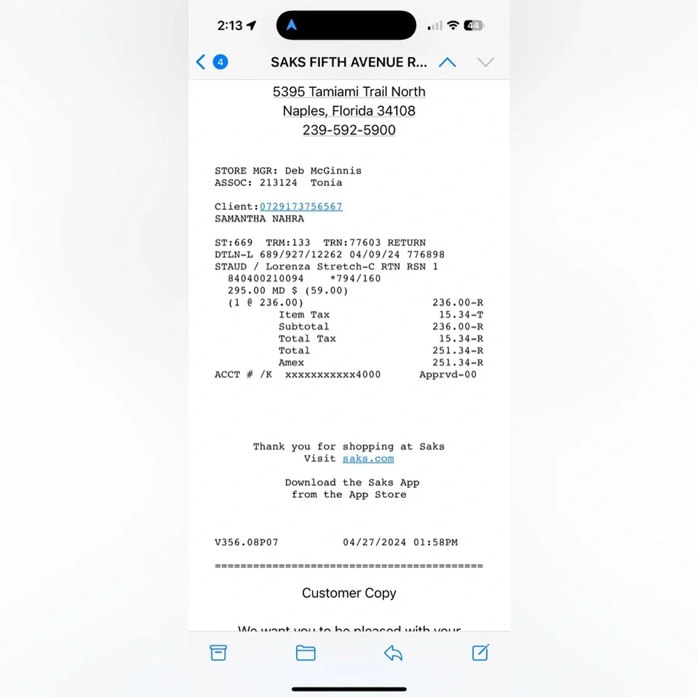 STAUD Dark Blue Casual Button Down Dress - Picture 5 of 5